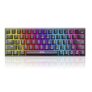Ant Esports MK1200 Mini Wired Mechanical Gaming Keyboard with RGB Backlit Lighting and 60% Compact Form Factor – Red Switch