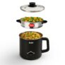 Glen Electric Kettle with Steamer 1.5L, 600W | Multipurpose Kettle for Tea, Coffee, Milk, Eggs, Soup & Noodles | Egg Boiler, Food Steamer, Dual Heat Settings, Auto Shut-Off SA9016 MCK