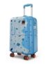 Safari Tazzo 8 Wheels 55cm Cabin Size Trolley Bag, Hard Case Polycarbonate, 360º Wheeling Small Carry-on Luggage, Suitcase for Travel, Trolley Bags for Travel, Printed