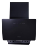 Elica 60cm 1200 m3/hr Vertical Filterless Autoclean Kitchen Chimney with Twin Suction Inlets | 15 Years Motor & 5 Years Comprehensive Warranty| KITTY FL 600 HAC LTW MS NERO |Black| Touch+Motion Sensor