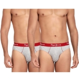 Pepe Jeans London Men Solid Grey Breifs(_8904311342038_Grey Melange_M_)