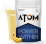 AS-IT-IS Nutrition ATOM Mass Gainer 1 Kg 5:1 Carb-Protein Ratio Weight Gainers Banana Flavour Weight Gainers/Mass Gainers(1000 g, Banana)
