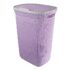 UMAI Laundry Basket | Bamboo Cloth Laundry Basket | LaundryBasket for Clothes-Toys | Storage Hamper with Lid | Foldable & Durable | Set of 4 | White