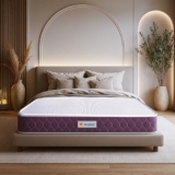Sleepwell Orthopedic 8 Inch Mattress | King Size Bed Mattress | Pressure Comfort & Body Support | Multi Layer | Anti-Microbial | Medium Firm | HR Foam | Knitted Fabric | 72X72X8 | 10 Years Warranty