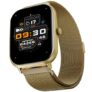 Fire-Boltt Ninja Call Pro Max Ultra Bluetooth Calling Smart Watch, 2.01″ HD Display, 120+ Sports Modes, Health Suite, AI Voice Assistance, SpO2 Smartwatch for Men & Women – Gold Link