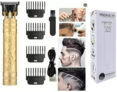 Bladeshine T9 Professional Hair Trimmer for Men | Cordless Rechargeable Beard Trimmer  Runtime: 35 min Trimmer for Men & Women(Gold)