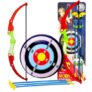 Storio Outdoor Toys Bow and Arrow Archery Set Toy Set with Target Board – Dhanush Baan for Kids Girls Boys, Multicolor