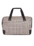 ZOUK Collapsible Duffle Bag for Men and Women | Lightweight Foldable Travel Duffel Bag | Vegan Leather & Handcrafted Fabric | Water-Resistant Lining | 33L Weekend & Short Trip Bag | Carter Checks