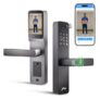 Godrej Smart Lock | Neo Pro View Digital Lock for Wooden Doors with Camera, View Screen, Wi-fi | Mobile App | Built-in Doorbell I 7 in 1 Access I 3 Yr Warranty I Free Installation