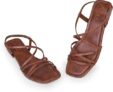 Shoestail Women Flats Sandals | Stylish Embroidered Slip-On Flats for Women | Comfortable Lightweight Sandals | Ethnic & Casual Footwear for Ladies SL1043 BR39