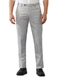 Arrow Tapered Fit Solid Trousers_ARAEOTR1733_32 Beige