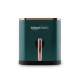 Amazon Basics 3.5L Electric Air Fryer | 1200 W | Temp. Settings Up to 200C | 7 Pre-set Options | 360 High Speed Air Circulation | Non-Stick Coated | Touch Control Display | 1 Year Warranty (Green)
