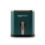 Amazon Basics 3.5L Electric Air Fryer | 1200 W | Temp. Settings Up to 200C | 7 Pre-set Options | 360 High Speed Air Circulation | Non-Stick Coated | Touch Control Display | 1 Year Warranty (Green)