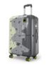 Safari Tazzo 8 Wheels 66cm Medium Size Trolley Bag, Hard Case Polycarbonate, 360º Wheeling Small Check in Luggage, Suitcase for Travel, Trolley Bags for Travel, Printed