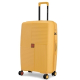 Nasher Miles Singapore Hard-Sided Polypropylene Check-in Luggage 28 inch | 75cm | 8 Wheels Large Trolley Bag for Travel | Suitcase (Yellow)