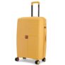 Nasher Miles Singapore Hard-Sided Polypropylene Check-in Luggage 28 inch | 75cm | 8 Wheels Large Trolley Bag for Travel | Suitcase (Yellow)