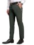 SaintX Men’s Stretchable Formal Pants | Classic Flat Front Slant Pocket Mid Rise Trousers (Slim Fit) No Pleat Design | Office Or Party | Fasion Autoflex Waistband Trouser (SAINTR07_Elite Olive_30)