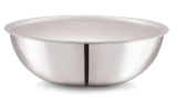 Cello Tri-Ply 22 cm Stainless Steel Cookware Tasla with Lid 2.2 LTR | Tri-Ply Bottom Tasla with SS Lid | Induction and Gas Stove Friendly | Dishwasher Safe | Silver