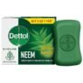 Dettol Neem Bathing Soap Bar With Pure Neem Oil, 75G (Buy 3 Get 1 Free), Combo Offer On Bath Soap