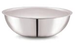 Cello Tri-Ply 22 cm Stainless Steel Cookware Tasla with Lid 2.2 LTR | Tri-Ply Bottom Tasla with SS Lid | Induction and Gas Stove Friendly | Dishwasher Safe | Silver
