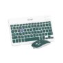 EVM EnClick Wireless Keyboard & Optical Mouse Combo | Bluetooth 5.0 + 2.4GHz Dual Mode, Type-C Rechargeable | 1600 DPI, High Performance Multi-Device | 1 Year Warranty (WLKM & EWLM-360- EnClick)