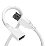 Zebronics USB Extension Cable, 3 Meter Length, 480Mbps Data Transfer, Full Copper Core, Nickel-Plated Connectors, Durable Build, For TV, Laptop, PC, Hard Drive, Gamepad (UEC30)