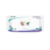 Himalaya Gentle Baby Wipes, 72 Wipes,White