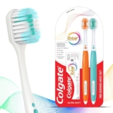 Colgate Toothbrush Total (2pcs) | 2X More Ultra Soft Bristles with Free Total Advanced Toothpaste 20g