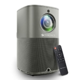 ZEBRONICS PIXAPLAY 18, Smart LED Vertical Projector, 3800 Lumens, 4K Support, Dolby Audio, 200 inch Screen Size, HDMI, USB, WiFi, Supports Bluetooth, 1080p Native, Electronic Focus, APP Support