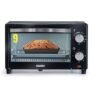 AGARO Marvel 9L OTG Oven 800W, Compact Toaster Griller for Baking, Toasting & Grilling, Adjustable 100°C-250°C, 30-Min Timer with Ready Bell, Auto Shut-Off, Tempered Glass Door, Bake Pan, Tong & Rack
