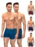 Rupa Frontline Long Trunk for Men, 100% Cotton Material, Outer Elastic, Pack of 5 Assorted-Color and Print May Vary