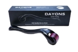 Dayons 0.5mm Derma Roller for Hair Growth, Beard Growth & Face Skin Care – Microneedling Roller for Hair Regrowth, Acne Scars & Skin Treatment – Micro Needling Tool for Men & Women