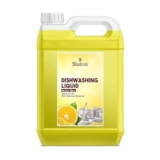 Shatras Dishwash Gel Yellow Lemon & active salt, Refreshing, Antibacterial, Leaves no residue,Fast Cleaner for all types of Utensils, Dishwasher Liquid, Refill Can (5L)