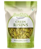 GreenFinity Premium Seedless Fresh Green Raisins 500g Value Pack – Nutritious, Sweet, and Healthy Snacking Option with Seedless Green Kishmish