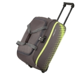 Lavie Sport 62 cms Anti-theft Arrow Wheel Duffle Bag | (Dk. Grey)
