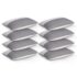 CareFoam Height Adjustable Microfiber Sleeping Pillows – Set of 8 | 16″ x 24″| Soft, Supportive & Washable | Ideal for Back, Side & Stomach Sleepers | Grey