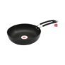 LAZYwindow 1 Litre Hard Anodised Fry Pan with Induction Base | Heavy-Gauge Non-Stick Sauté Pan with Riveted Stay-Cool Handle | Versatile Frying Pan for Gas, Induction, and Electric Stovetops (Black)