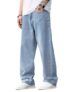 KOTTY Men’s Solid Regular Fit Mid Distressed Fashionable Trendy Denim Jeans(Blue,32)