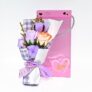 Cortina Artificial Flowers for Decoration | Aesthetic Room, Home, Living Room & Bedroom | Artificial Flower Wall Decor | Great for Gifting – Pink – 12.5x7x25.5 CM