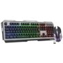 ZEBRONICS Transformer PRO Gaming Wireless Keyboard & Mouse Combo with 2.4GHz, Aluminum Body, Built in Battery, Multicolor LED Modes, Type C, Double Shot Keycaps, up to 4000 DPI