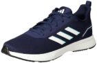 Adidas Men Synthetic & Textile AdiTron M Running Shoes NGTSKY/FTWWHT/MINRUS UK-10