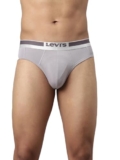 Levi’s 029 Supima Cotton Prime Brief for Men with Tag Free Comfort & Smartskin Technology (Gull)