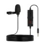amazon basics Metal Condenser Microphone with 6m Cable | Compatible with Smartphones, Cameras, PCs, and Laptops | Built-in Noise Reduction (Black)