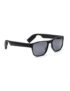 Titan EyeX Smart Frame for Men and Women with Polarized UV Protected Black Colored Sunglasses with Music,Calls, Step count and More with EyeX Mobile App.