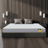 Centuary Mattresses Sleepables 8-Inch King Size Orthopedic Memory Foam Back Support Pressure Relieving Roll Pack High Resilience (HR) Foam Mattress | 10 Years Warranty | (78x72x8)