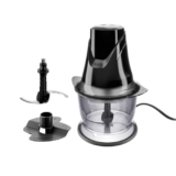 Sujata Chopcraft Electric Chopper 260W | Dual Speed | 3200 RPM High Speed Motor |Stainless Steel Cutter |Safety Micro-Switch |Chop, Mince, Whip, Blend |Veg Chopper for Kitchen | Black