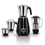 Wipro Elato FMG206 1000 Watt Mixer Grinder with 4 Jars,Heavy Duty 100% Copper Motor,Superfast Grinding,Stone Pounding Blade for Masala, 4 Jars Mixer Grinder 1000 Watt, 5 Years Motor Warranty, Black