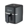 HAVOK 4.5L Digital Air Fryer for Healthy Oil Free Cooking | 1500W Electric Cooker with 360° Rapid Air Circulation | 8 Touch Presets | Dishwasher Safe Non-Stick Basket & Low Noise Operation | Black