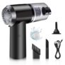EzyShade 2 in 1 Portable Mini Car Vacuum Cleaner with Blower Rechargeable Wireless Handheld Vaccine Cleaner Vaccum for Home and Car, Cordless Blower for Cleaning Dust, Wet and Dry Use
