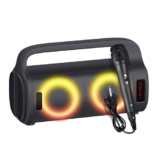 Artis SoundMax 400 Wireless Bluetooth Speaker with USB, FM, Micro TF Card, Aux in, Wired Mic with Supporting Grab Handle (Black) (18 W RMS Output)